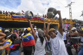 Protestos contra a reeleição de Maduro provocam uma morte na Venezuela